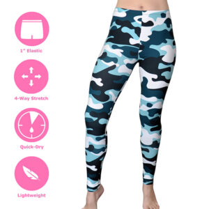 Mint Camo Leggings