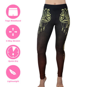 Lotus Heart Leggings