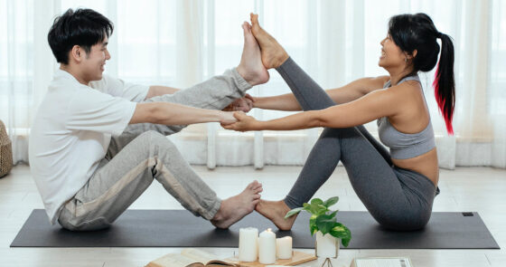 Comfy Yoga Valentine's Day Plan
