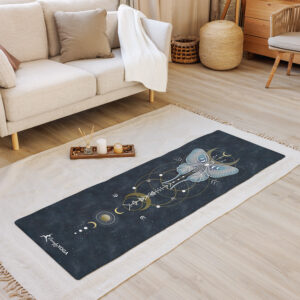 Twilight Moth Yoga Mat