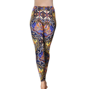Midnight Lotus Yoga Leggings