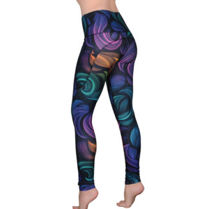Rainbow Swirls Pocket Yoga Leggings