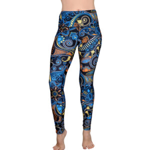 Comfy Yoga Wonderland Blue_Yoga Leggings
