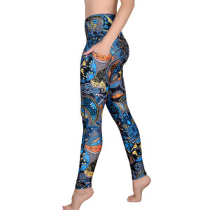 Comfy Yoga Wonderland Blue_Yoga Leggings