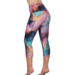 Marble Galaxy Pocket Capris