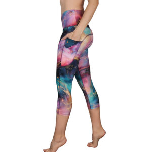 Marble Galaxy Pocket Capris