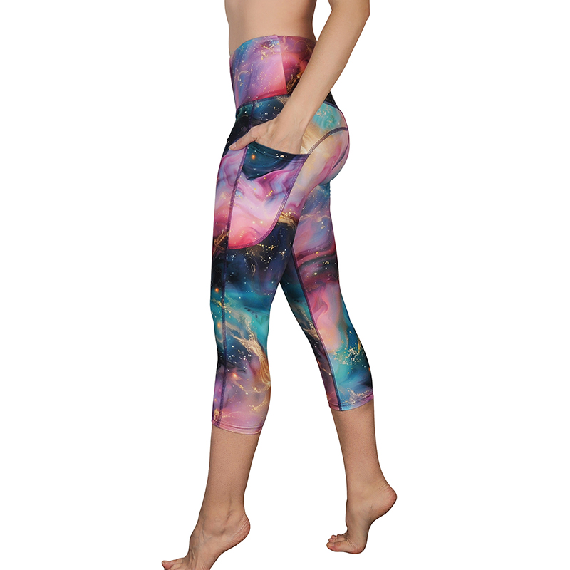 Marble Galaxy Pocket Capris