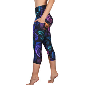 Rainbow Swirls Pocket Capris