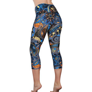 Wonderland Blue Pocket Capri